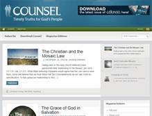 Tablet Screenshot of counselmagazineonline.com